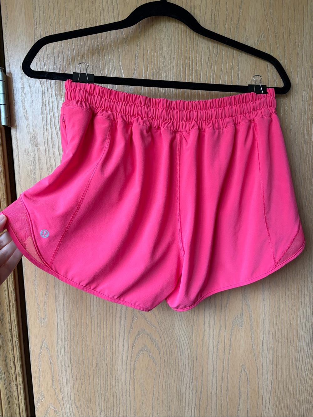 EUC lululemon athletica Women's Hot Pink Hotty Hot Hot Shorts - low rise 10 tall